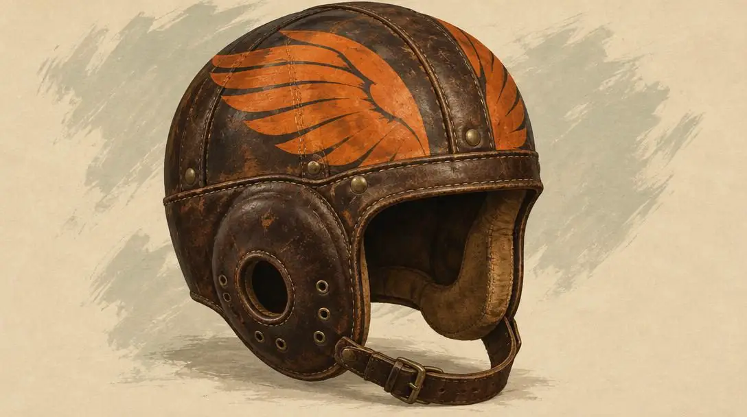 The 1930s Winged Leather Helmet