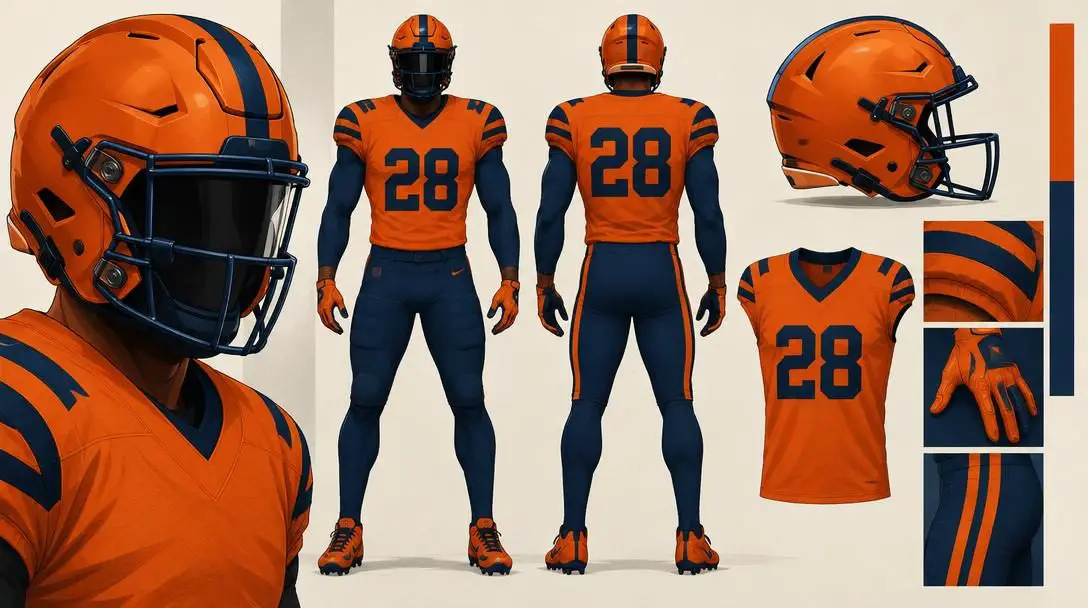 The Burnt Orange Alternate Kit and 2022 Helmet