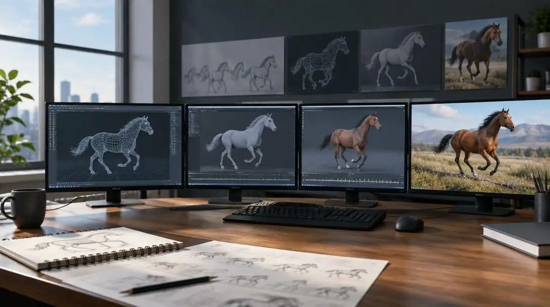 The History of Computer Animation: From Wireframes to Photorealism