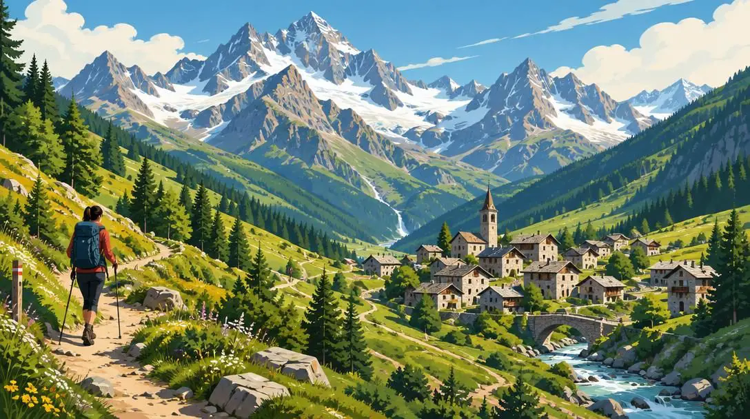The Pristine Trails of the French Alps