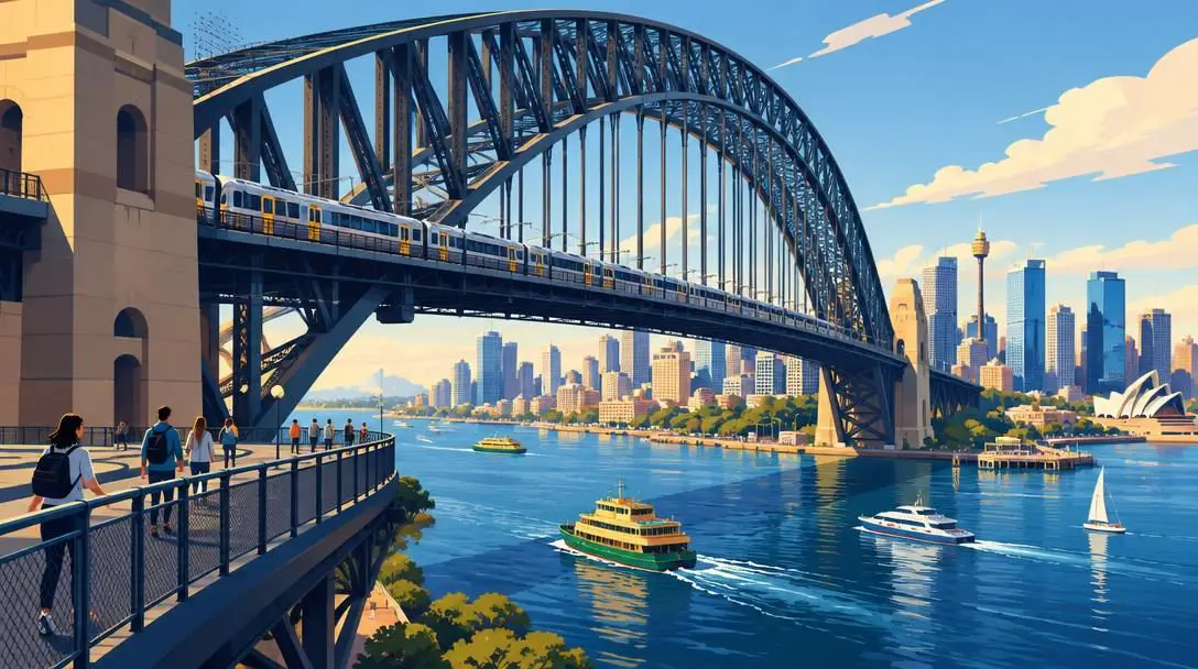 The Sydney Harbour Bridge