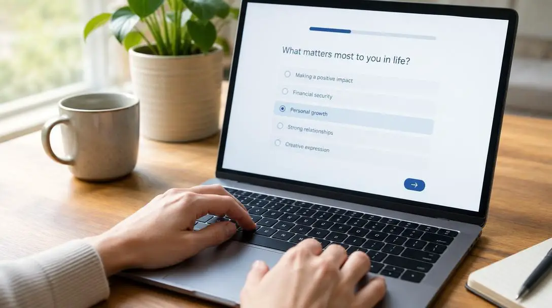 Using Online Tests To Figure Out Your Core Values