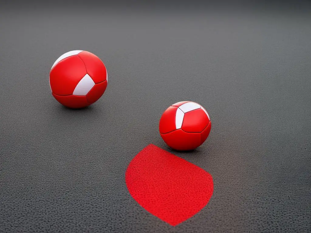 A football on a red background with the words 'Red Zone' written in white letters