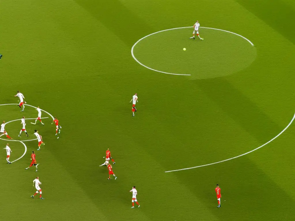 A diagram of different football strategies and formations